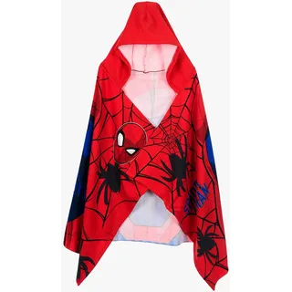 SpiderMan Strandhandtuch mit Kapuze, Rot