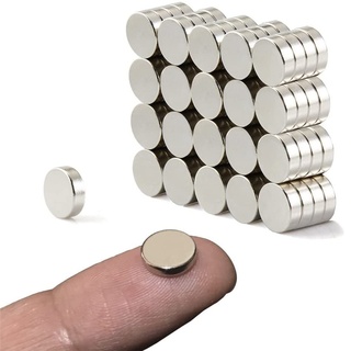 Fezf 100 Stück Mini-Magnete, kleine runde Magnete für Whiteboards, Pinnwände, Kühlschränke, Türen, Karten, Zuhause, Werkstatt und Büro