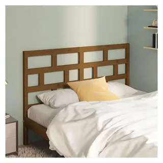 vidaXL Kopfteil 126 x 4 x 100 cm Honigbraun