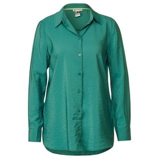 STREET ONE Klassische Bluse Bluse mit Knopfleiste grün 40