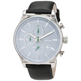 Danish Design Herren Analog Quarz Uhr mit Leder Armband 3316347