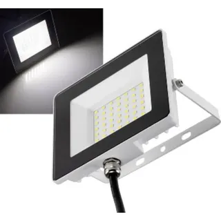 ChiliTec Außenstrahler LED 30 W IP65 mit Bewegungsmelder 2503 Lumen weiß