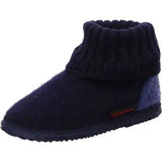 Giesswein Hüttenschuhe Kramsach marine/taubenblau/schwarz/rot 26