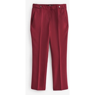 Next Dehnbund-Hose Hose mit geradem Bein und elastischem Rückenbund (1-tlg) rot 29