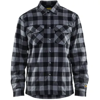 Blåkläder Flanellhemd Gefüttert Dunkelgrau/Schwarz 3XL
