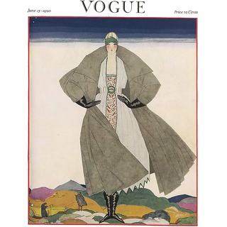 onthewall Vogue Vintage Pop Art Poster Druck Juni 1920 (013)