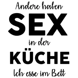 Queence Wanddekoobjekt Andere haben Sex in der ..., Stahlschild, Blechschild, Spruch, Witzig, Wanddeko, retro, 20x30cm weiß
