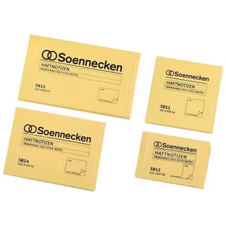 SOENNECKEN Haftnotiz 5812 125x75mm 100Blatt gelb