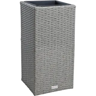Estexo Polyrattan 60 x 60 x 60 cm Grau