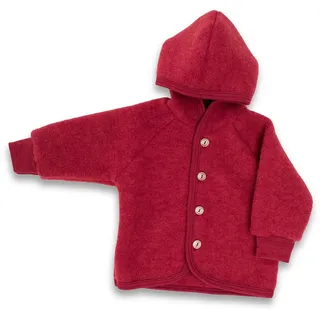 Engel Baby Jacke mit Kapuze Wollfleece - 50-56