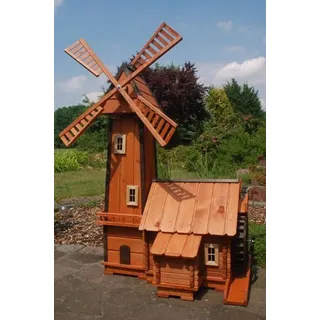 Windmühle mit integrierter Wassermühle, Wind- und Wassermühle