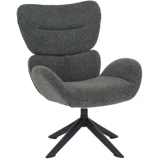MCW Loungestuhl Q53 Chenille 420 g/m2 420 g/m2 70 x 80 x 70 cm Dunkelgrün drehbar