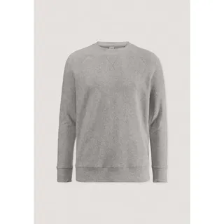 Hessnatur Frottee Schlafshirt Relaxed in hellgrau | Gr.: 54