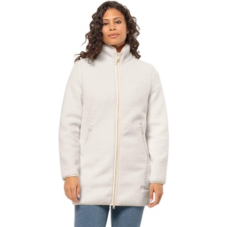 Jack Wolfskin Damen HIGH CURL Coat W Fleece-Jacke, Cotton White, L