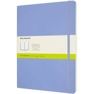 Moleskine Notizbuch Blanko A4 Hortensien Blau