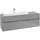 Waschbeckenunterschrank 160 x 55 cm Glossy Grey