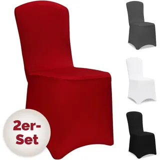 DETEX Stuhlhusse Rot 2er Set