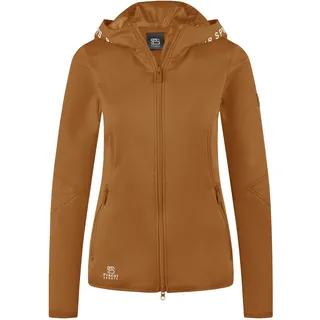 PIKEUR Sports Collection Sommer-Fleecejacke mit Kapuze golden caramel 34
