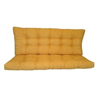 Rattani Sitzkissen Polster Kissen für Hollywoodschaukel 5 Größen gelb 140 cm