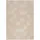 Wollteppich kariert Natur 160 x 230 DEBEN