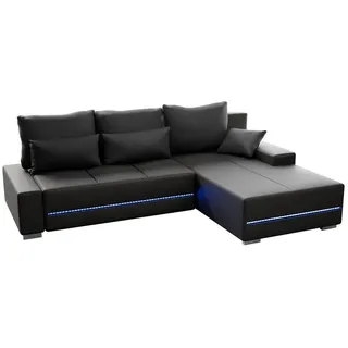 Juskys Sofa Davos Rechts Dunkelgrau