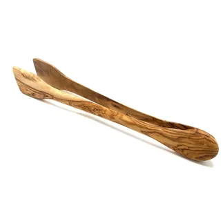 HOLIVIO Grillzange 36 cm Holz braun