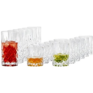 Nachtmann Gläserset Noblesse, Klar, Glas, 18-teilig, Grüner Punkt, Made in Germany, Essen & Trinken, Gläser, Gläser-Sets