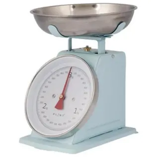 Plint Küchenwaage Küchenwaage Retro Plint Vintage Waage Analoge aus Metall blau