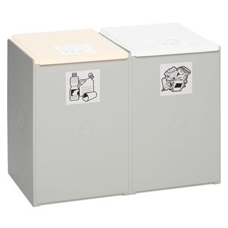 VAR Müllsackständer 3811, 2-fach, aus Kunststoff, für 2x 60 Liter