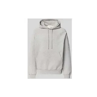 Hoodie mit Känguru-Tasche, Hellgrau Melange, XL