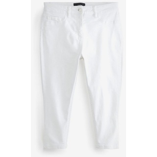 Next Caprijeans Pedal Pusher Cropped-Jeans – Petite (1-tlg) weiß 17