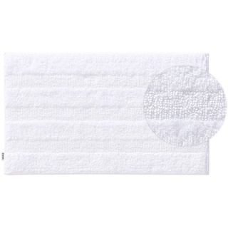 Badematte Ilka Weiß 50x80 cm - Badteppich für Badezimmer - benuta Nest