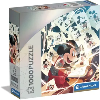 Clementoni Disney Mickey Celebration - 1000 Teile Puzzle - Mickey Mouse Legespiel - Geschenk für Kinder ab 10 Jahren & Erwachsene 39719