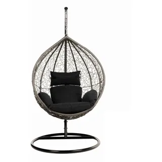 Home Deluxe Hängesessel Cielo schwarz inkl. Regenabdeckung