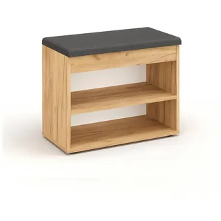 komto Sofia 60 x 48 x 32 cm braun / Eiche