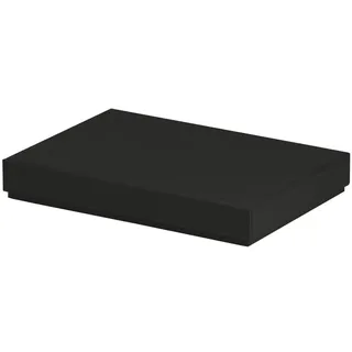 Rössler Geschenkbox mit Deckel für DIN A5 | Box mit Deckel | Geschenkbox Geburtstag | Karton mit Deckel | Geschenk Box | Geschenkkarton mit Deckel | Maße: 155x215x30mm | Farbe: Schwarz