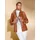 Blusenjacke Damen Braun 44
