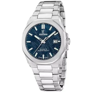 Festina Classic Steel Quarz Edelstahl 40 mm F20100/4