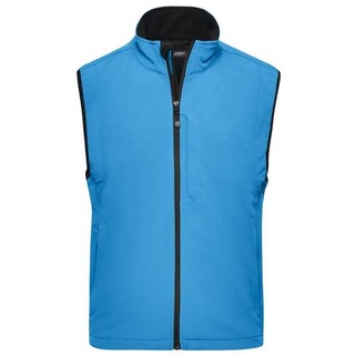 Men's Softshell Vest Trendige Weste aus Softshell blau, Gr. 3XL