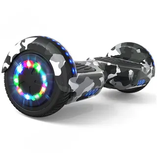 RCB Balance Scooter JD5JD6, 6,5 Zoll Zweimotoren Hoverboard mit LED-Leuchten und Bluetooth