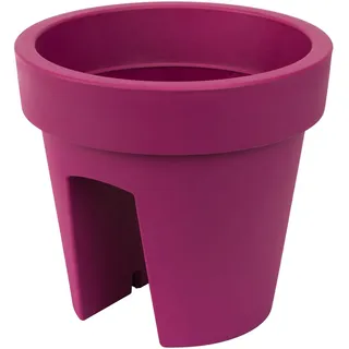 Balkonkiste Blumenkasten Geländerkasten Balkonkasten Geländertopf L 250 mm fuchsia Lofly