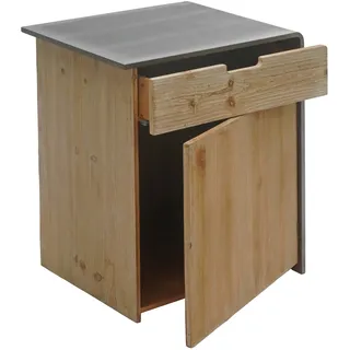 Mendler Nachttisch HWC-L76 60 x 50 x 40 cm Mehrfarbig