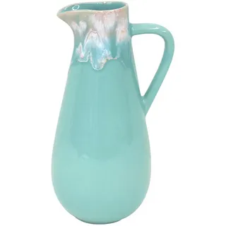 Costa Nova Krug Taormina, Türkis, Keramik, 1,65 L, 15x28x15 cm, Handmade in Europe, Kaffee & Tee, Kannen, Karaffen