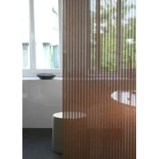 mydeco Flächenvorhang/Schiebegardine Stripe halbtransparent, vertikale Streifen-Struktur, Farbe: braun, 60x245cm, hochwertige Verarbeitung