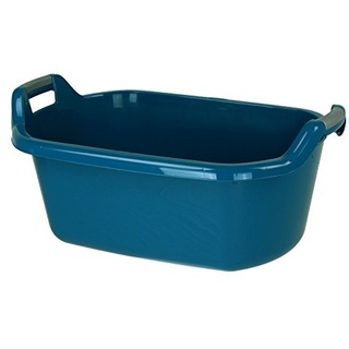 Curver Wäschewanne 35L 65,5x42x32cm blau Wäscheschüssel Wäschekorb Wäsche Waschküche