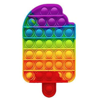 Pop It Entspannendes Spielzeug für Erwachsene und Kinder, Push Pop in Form von EIS