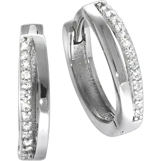 VIVANCE Creolen VIVANCE Silber 925 Zirkonia 2013796 one-size