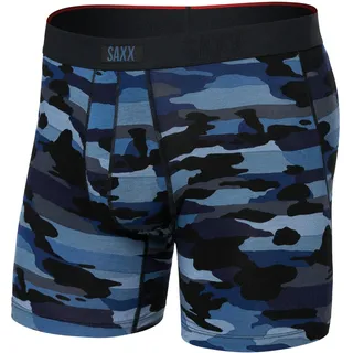 SAXX Vibe Xtra Soft Comfort Boxer Brief Camo Blau L