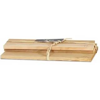 Ofyr Zedern Holzplanken Grillplanke Räucherholz 3 Stück Räucherholz Grillholz