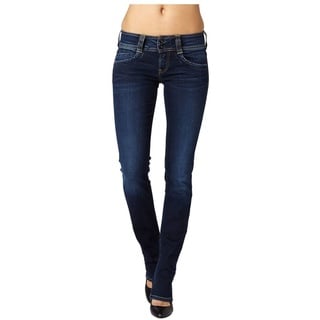 Pepe Jeans Damen Jeans Gen Regular Fit Blau H06 Normaler Bund Reißverschluss W 25 L 30